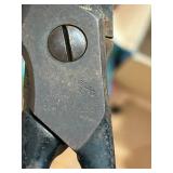 Mixed Lot: Jewelry Pieces for repurpose, Hot Glue Gun, Wooden Yardstick & Large Steel Shears by Murray Black Co