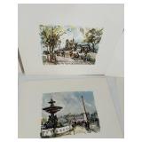 Paris Watercolor Print Set