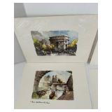 Paris Watercolor Print Set