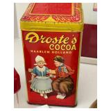 Mixed Kitchen Decor and Container Lot With Droste
