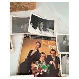 RARE The Four Lads Vintage Memorabilia Mixed Lot with Signatures