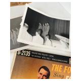 RARE The Four Lads Vintage Memorabilia Mixed Lot with Signatures