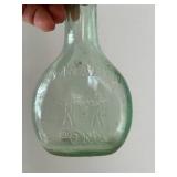 Vintage Glass Bottle Mixed Lot of 3
