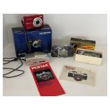 Olympus, Pentax & Crow-View Camera Mixed Lot
