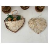 Signed Wildlife Art & Birch Bark Holiday Decor Mixed Lot