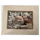 Signed Wildlife Art & Birch Bark Holiday Decor Mixed Lot