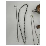 Sterling Jewelry & Silver Trinket Assortment