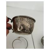 Sterling Jewelry & Silver Trinket Assortment