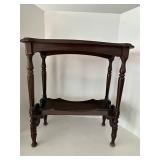 Wooden Two-Tier Accent Table v