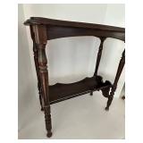 Wooden Two-Tier Accent Table v