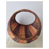 Mixed Lot: Woven Basket, Counterpoint Vase & Assorted Candles