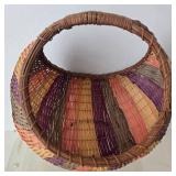 Mixed Lot: Woven Basket, Counterpoint Vase & Assorted Candles