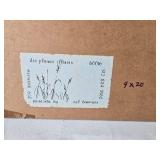 Cal Bonnivier City Garden 9 X 20 Artwork w/Matting