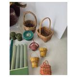 Decorative Candles Wreaths & Baskets Mixed Lot