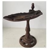 Antique-Style Cast Iron Tabletop Bird Bath or Feeder
