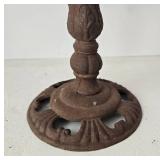 Antique-Style Cast Iron Tabletop Bird Bath or Feeder