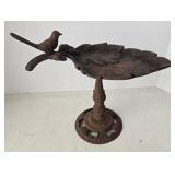 Antique-Style Cast Iron Tabletop Bird Bath or Feeder
