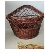 Vintage Woven Basket Mixed Lot (Lot of 5)