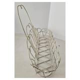 Wire Basket and Leaf Decor Mixed Lot