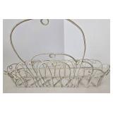 Wire Basket and Leaf Decor Mixed Lot