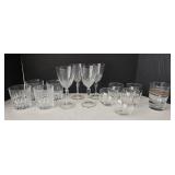 Crystal Glassware 14-Piece Mixed Lot With Bailey