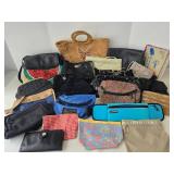 Mixed Brand Handbag & Pouch Lot of 19