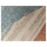 Large Vintage Filkauf Screen Printed Linen Wall Hanging 48 X 36 in