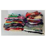 Large Assortment of Mixed Scarves