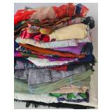 Large Assortment of Mixed Scarves