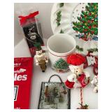 Vintage Mixed Lot Christmas Ornaments, Decor & Icicles Mixed Lot