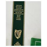 Irish Blessings Memorabilia Mixed Lot Including a Green Thomas V.I. Swiss Wristwatch