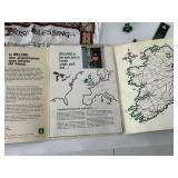 Irish Blessings Memorabilia Mixed Lot Including a Green Thomas V.I. Swiss Wristwatch