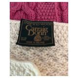 Carraig Donn Merino Wool Cable Knit Cardigans (Lot of 2)