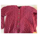 Carraig Donn Merino Wool Cable Knit Cardigans (Lot of 2)