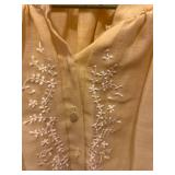 Vintage Sheer Embroidered Blouse