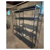 Metal Storage Shelving Units Attached set of 2