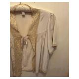 Lace Trim Cardigan Style Top