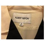 Vintage Albert Nipon Cream Jacket Size 6