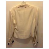 Vintage Albert Nipon Cream Jacket Size 6