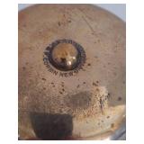 Vintage Mechanical Twist Doorbell Bell Hardware Brass Finish Victorian Style