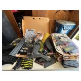 TYCO Large Racing Lot (2) Super Over & Under & (1) Super Sound Plus Extras