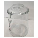 Vintage Bartlett Collins Christmas Holly Cookie Jar & Snowball Pitcher Mixed Lot