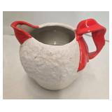 Vintage Bartlett Collins Christmas Holly Cookie Jar & Snowball Pitcher Mixed Lot