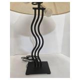 Vintage 1980s Memphis Squiggle Table Lamps Set of 2