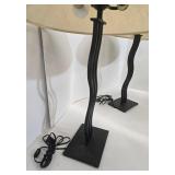 Vintage 1980s Memphis Squiggle Table Lamps Set of 2