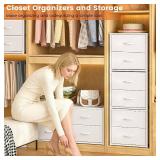 DAOUTIME 3-Pack Stackable Storage Drawers (6)