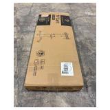 PERLESMITH Mobile TV Stand 32-75' TV, 99lb