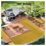 Giraffe Retractable Garden Hose Reel, 130 ft