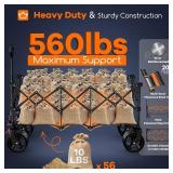 Green 48' Folding Wagon, 560lb, All-Terrain