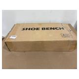 Wood Shoe Bench with Shoe Rack, Brown